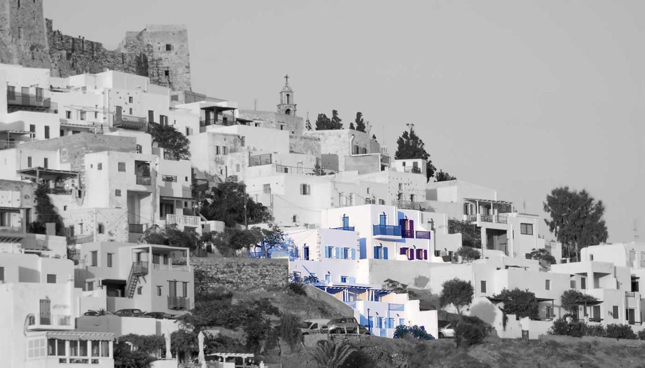 Asvestoti Mesonettes Blue Light Σιελ Μεζονετεs Hotel Pera Gyalos Exterior photo